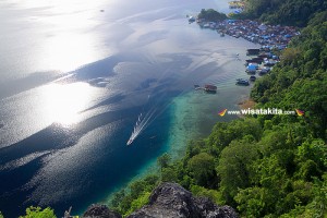 Sawai village Mollucas from the top