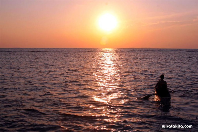 Sunset di Paradise resort Karimunjawa